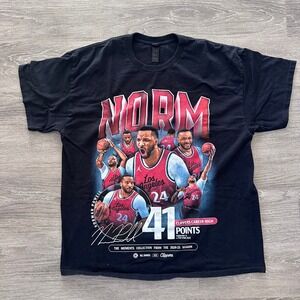 Gildan Norman Powell LA Clippers 41 Points Moments Collection Black T-Shirt XL